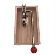 LWLYLCHBM Manual Nutcracker with Wooden Base, for Pecans, Hazelnuts, Almond Walnuts, Macadamia Nuts, Brazil Nuts