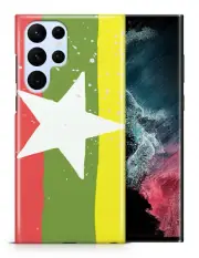 CASE COVER FOR SAMSUNG GALAXY|MYANMAR COUNTRY FLAG