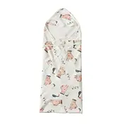 Muslin Hooded Swaddle Blanket