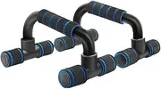 H-Shaped Push-up Bracket Men Women Exercise Chest Muscles Abdominal Muscles Fitness Equipment Exercise Equipment Home(Blue)