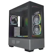 Montech SKY TWO Tempered Glass Case Black