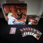 Samurai Jack Trading Cards - Autograph Card + 7 Sealed Packs, Binder & Empty Box