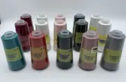 15 Cones Overlock Thread Priced Sew Right Collection 3000yd Cone New Sealed