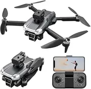 RC Drones with Camera for Adults, Brushless Motor, Real Time Transmission, Four Sided Obstacle Avoidance, Optical Flow Hover, Quadcopter for Adults Beginner Kids