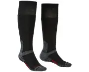 Bridgedale Mens & Womens Explorer Merino Wool Knee Socks - Black