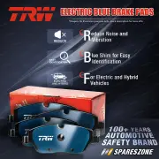 4x Rear TRW Electric Blue Disc Brake Pads for Nissan Leaf ZE0 80kw 11/2010-On