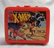 1992 Marvel Comics X-Men Lunch Box Plastic Lunchbox Thermos MINT Tags Aladdin