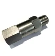 1/4" INLINE CHECK VALVE 5000 PSI 4GPM F x M NPT Stainless Steel J.E.ADAMS Viton