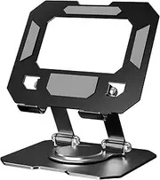Shesyuki for Tablet Stand, Adjustable Base 360 Rotating Metal Tablet Stand, Universal Tablet Holder for iPad Samsung Huawei Lenovo Fire Tablet Smartphone