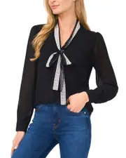 CeCe Lace Collar Blouse