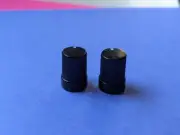 2 Small Mini Black Control Knobs for Mooer Effect Pedals, Replacement Micro Tiny