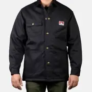 Ben Davis Jacket Original snap Front Black indigo denim