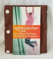 Light Catcher for Kids Chocolate & White Big Dots Window Valance 54" x 15" NIP