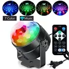 Portable Mini RGB Led Stage Laser Light DJ KTV Projector Disco Party Strobe Lamp