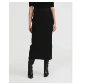 Witchery Knit Rib Midi Skirt in Black size small NWT RRP $149.95
