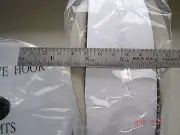 WHITE 50mm x 25M Pair HOOK and LOOP strong Self Adhesive Fastener Tape