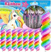 Swirly Lollipops Unicorn Sweets 40pk- Unicorn Lollipop For Unicorn Goody Bags & Unicorn Pinata - Unicorn Candy For Unicorn Party Bags & Unicorn Party Supplies,Lollipops Bulk Rainbow Sweets