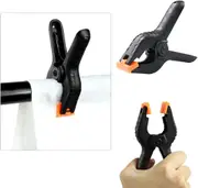 4Pcs Nylon Spring Clamps Quick DIY Tools Grip Plastic Clips Woodworking 15cm