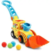 VTech Pop-a-Balls Push Pop Bulldozer Interactive Learning Toy Toddlers Builder
