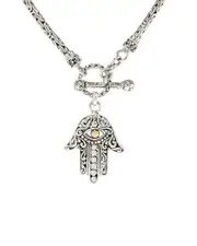 Samuel B. Silver & 18K Necklace