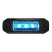 Narva 9-33V LED Courtesy Lamp Black Base Blue/White - 87607