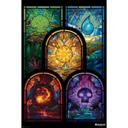 Magic the Gathering Stained Glass Poster