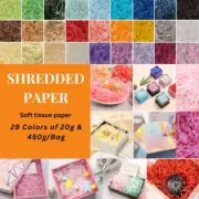 Soft Shredded Colour Tissue Paper Gift Box Hamper Basket Packaging Filler