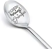 Grandfather Birthday Gifts for Grandad Grandpa Spoon Gifts for Papa Grandpa Bday Gifts from Grandchildren Grandson Good Morning Grandpa Spoon Gifts for Grandad Tea Coffee Lovers
