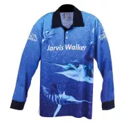 Jarvis Walker Marlin Adult Long Sleeve Tournament Fishing Shirt - Choose Size BR