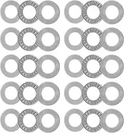 uxcell TC1018 Thrust Needle Roller Bearings with Washers 5/8" Bore 1-1/8" OD 5/64" Thickness 10pcs