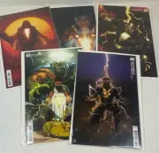 BLACK ADAM #1 2 3 4 5 1st print set DC 2022 1st app Malik White Adam Thunderbolt
