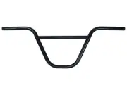 DRS BMX Handlebar Retro Old Skool 9.25" Rise 4130 Chromoly Black