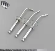 Set Of 3 Amalgam Carrier Gun Syringes Restorative Dental Filling Instruments Lab