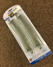 Bachmann #44503 HO-scale EZ-Track 22" radius curves 4/pk