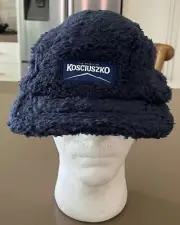 Cap KOSCIUSZKO PALE ALE Beer Navy Fluffy Hat Snap Back Ski Snow Rare NEW
