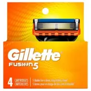 Gillette Fusion5 4-Blade Razor Blades Refills.