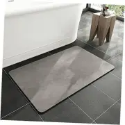 -Bath Mat-Rubber Backing Non SlipThin Bathroom Rugs Fit Under Door- Quick Dry