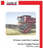 Case IH 20 series Axial Flow Combine Service Training Manual Delivered Today