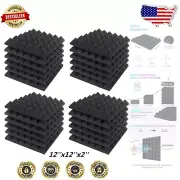 Premium Sound Absorbing Foam Panels, 24 Pack - Perfect for Studios & Offices