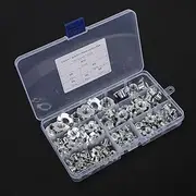 110pcs Durable T-nut, Stainless Steel Galvanized T Nuts Rivet Nut, for M5M4M3 M10M8M6 Assortment Kit 1 Box