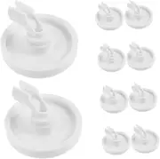 jojofuny Plastic Dishwasher Rack Wheel Lower Rack Wheel Repair Kit 10pcs Set for DIY