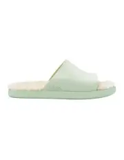 [Melissa Shoes] Melissa Fluffy Slide in Green Beige