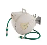 20m Wall Mounted Auto Retractable Hose Reel Garden Water Gun Spray garden basics