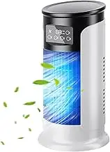 Air Conditioning Fan | Portable AC Small Personal Air Cooler Fan - Quiet Timer Room Cooling Small 300ml Water Tank Personal Cooler for Bedroom Car Outdoor