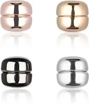 [Pinsit] 4PCS Hijab Magnetic Pins, Multi-Purpose Strong Magnets Hijab Pins, Pinless Scarf Magnetic Pin, Colorful Brooch Small Magnetic Scarf Clasp Hijab Pins for Women Clothes Hijabs Scarves (Shiny Style)