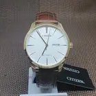 Citizen NH8353-18A White Analog Brown Leather Mechanical Automatic Men's Watch