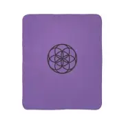 Seed of Life Graphic design Fleece Sherpa Blanket