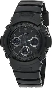 CASIO Men's G-Shock Duo Analog Digital Watch, Black Dial, Black Band