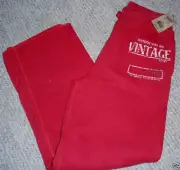 LEVIS Boys XL 20 Red Athletic Cropped Pant NWT 28 Inseam