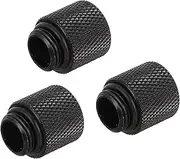 3 PCS Water Cooled Coupler Male to Female Extender Fitting for Liquid Cooling Systems Swivel Joint Adapter Connector for Computer Water Cooling